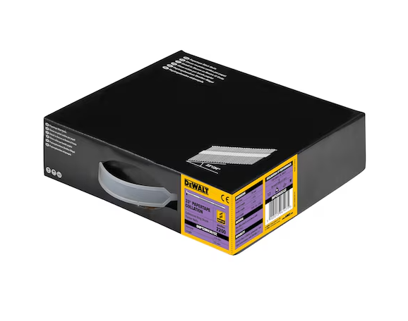 BOITE 2200 POINTES CRANTÉES GALVANISÉES - 2.8X63MM