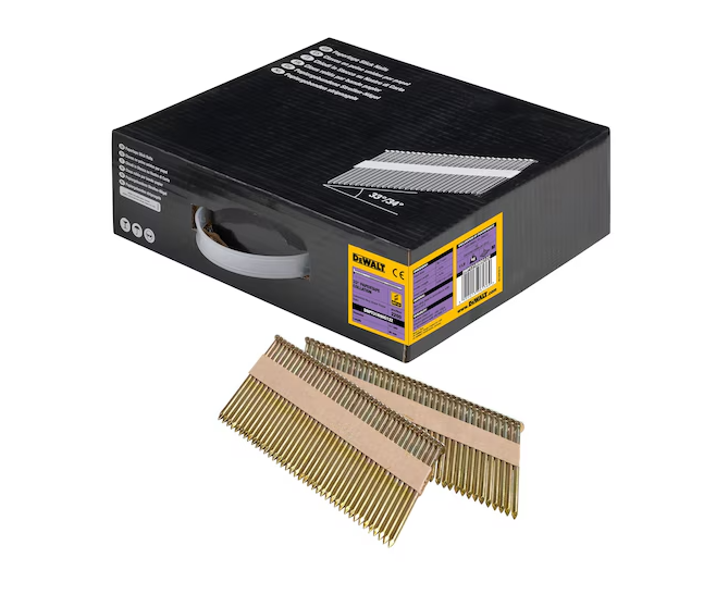 BOITE 2200 POINTES CRANTÉES GALVANISÉES - 3.1X90MM