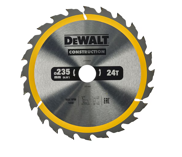LAME SCIE CIRC. PORTATIVE- 235X30 MM - 24 DENTS