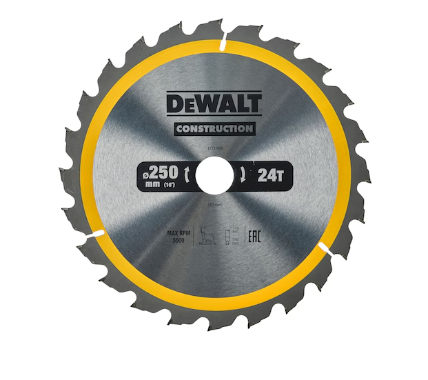 LAME SCIE CIRC. STATIONNAIRE- 250X30 MM - 24 DENTS