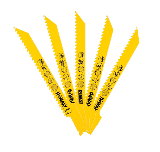 LAME DE SCIE SABRE BIM BOIS - 152 MM - X 5 PCS