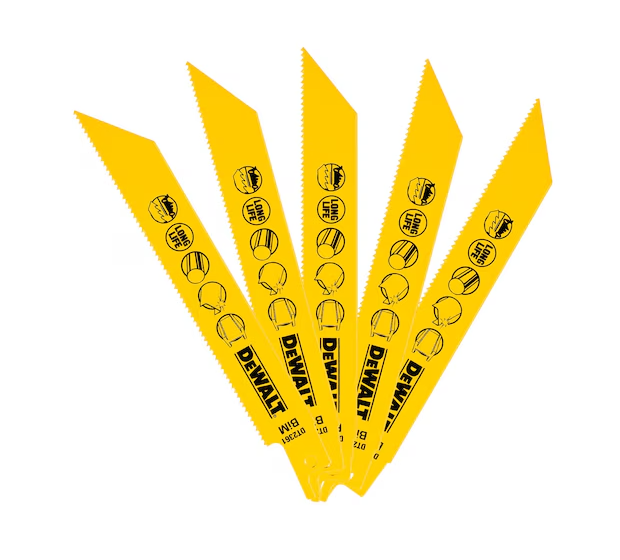LAME SCIE SABRE BIM MÉTAL - 152 MM - X 5 PCS