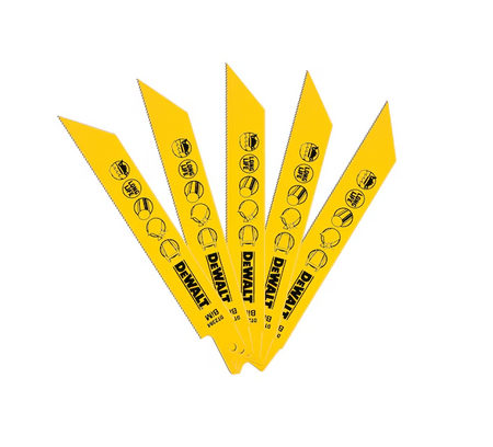 LAME SCIE SABRE BIM MÉTAL - 152 MM - X 5 PCS - Photo 1