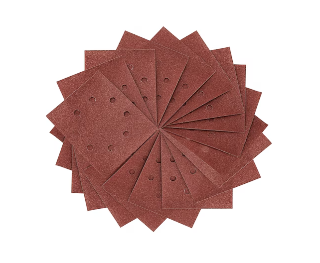 1/4 FEUILLE ABRASIVE - 115 X 140 MM - GRAIN 220