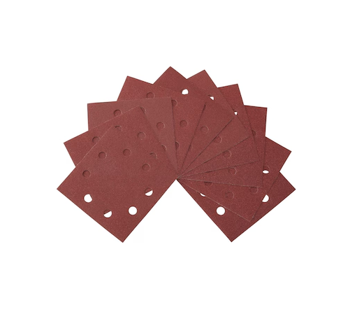 1/4 FEUILLE ABRASIVE - 115 X 115 MM - GRAIN 80