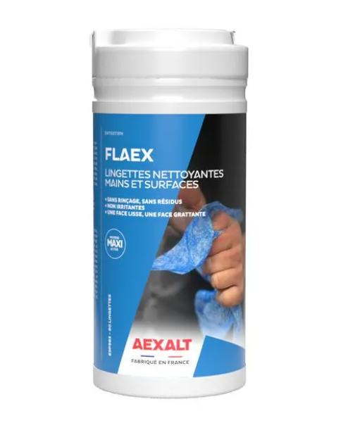 FLAEX BOITE DE 80 LINGETTES MAINS ET SURFACES