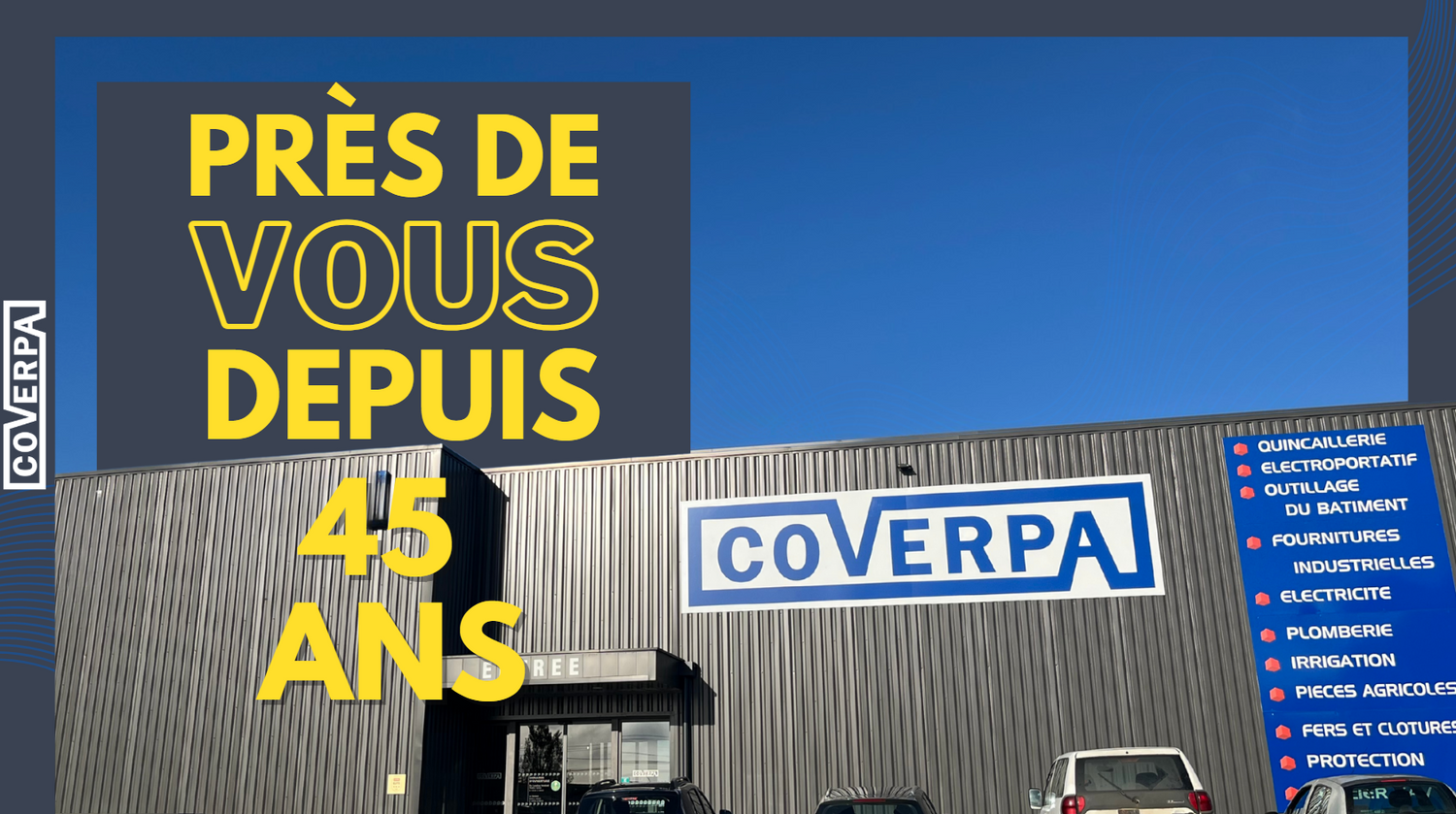 COVERPA près de vous depuis 45 ans