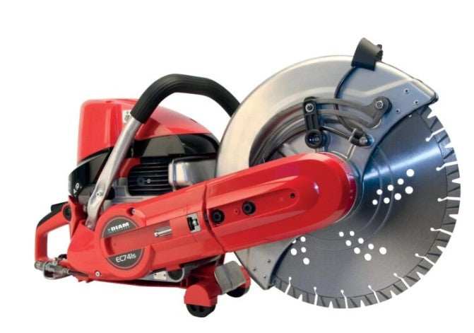 DÉCOUPEUSE THERMIQUE + 3 DISQUES DIAMANT BS50350 350 MM - Photo 1