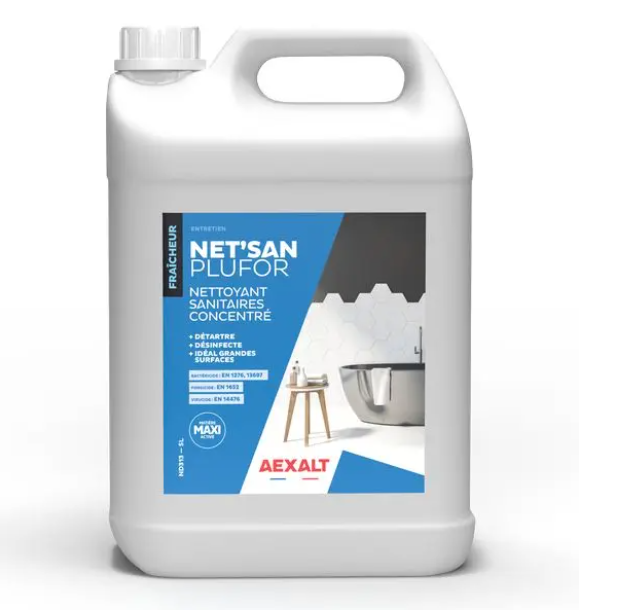 NET'SAN PLUFOR NETTOYANT SANITAIRE CONCENTRÉ - 5L