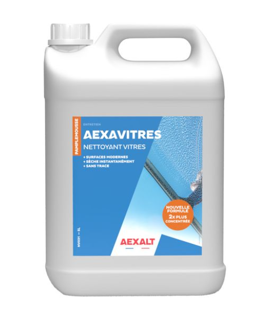 AEXAVITRES NETTOYANT VITRES À L'ALCOOL BIDON - 5L