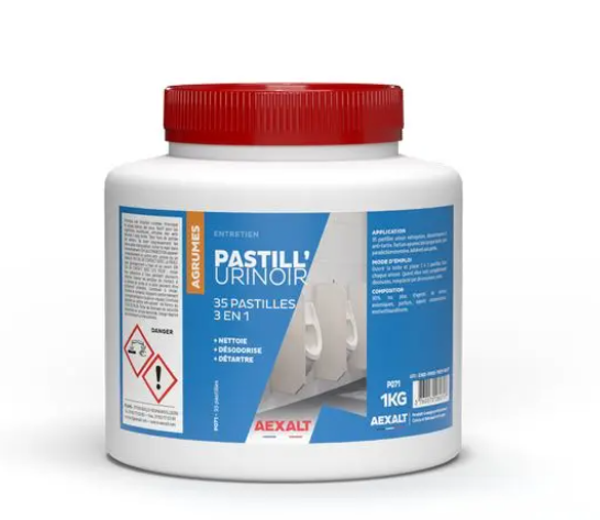 PASTILL'URINOIR NETTOYANT SANITAIRES BOITE 40 PCES