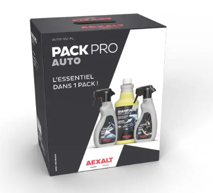 PACK PRO AUTO : PACK DE 3NETTOYANTS POUR VOITURE