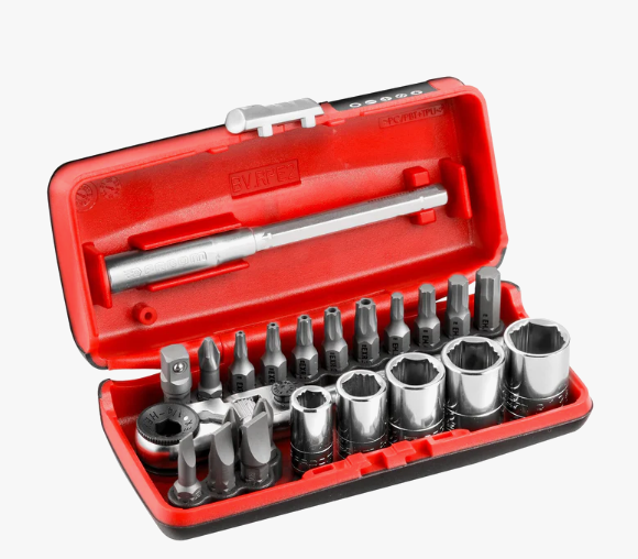 COFFRET SERRAGE/VISSAGE 1/4  AVEC CLIQUET