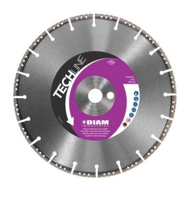 DISQUE DIAMANT PVC ACIER FONTE Ø 300/20 MM