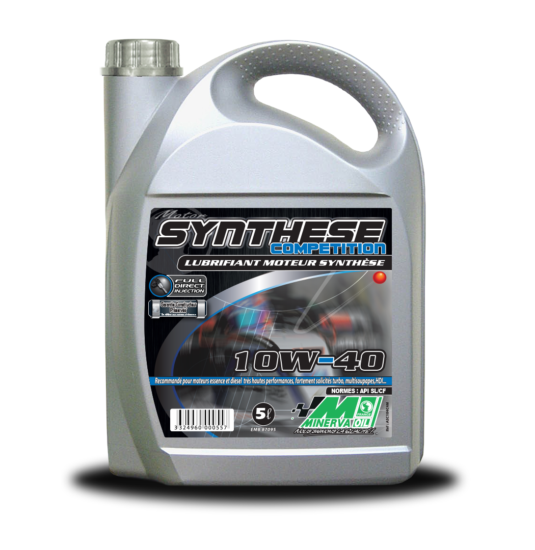 MINERVA SYNTHESE COMPETITION 10W40 5L - Photo 1