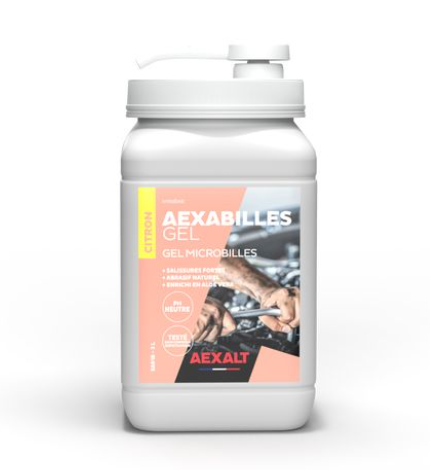 AEXABILLES GEL MICROBILLES SANS SOLVANT SALISSURES FORTES - 3L