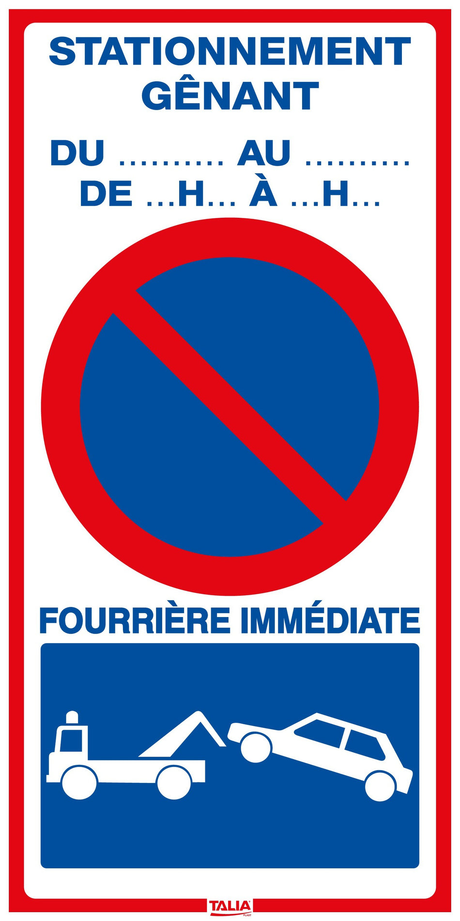 STATIONNEMENT GENANT 2 EN 1 800X400MM