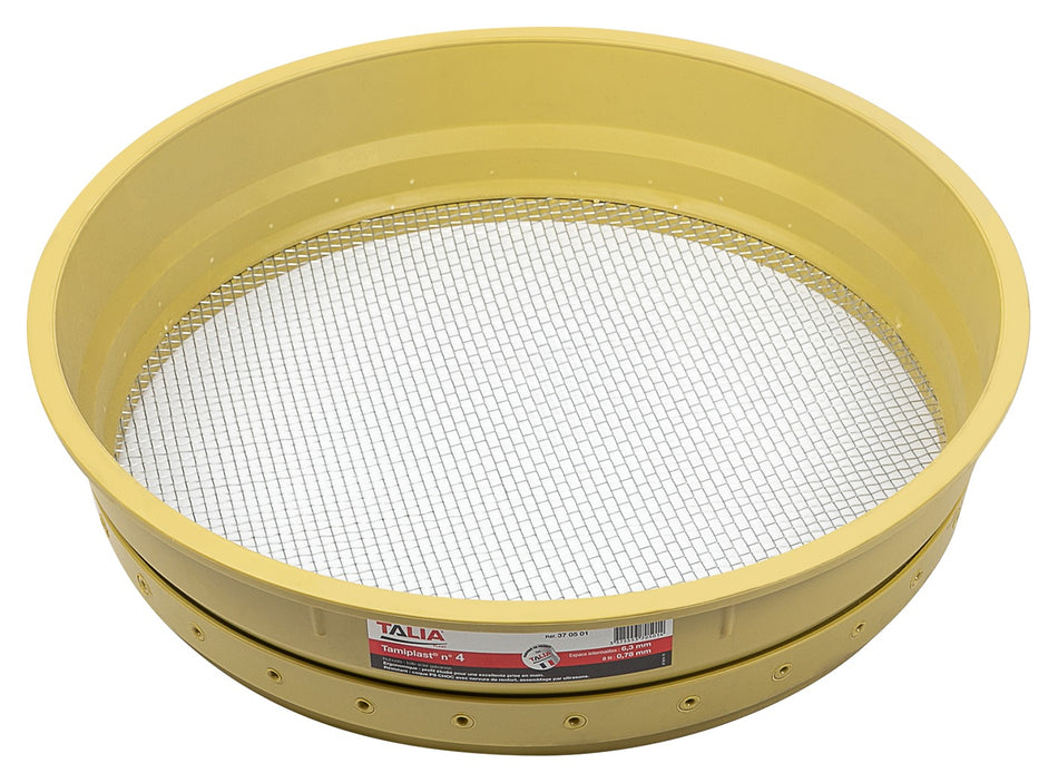 TAMIS PLASTIQUE TAMIPLAST JAUNE NUMERO 10