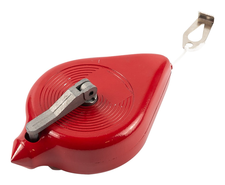 CORDEAU METAL ROUGE 30M FIL 1M