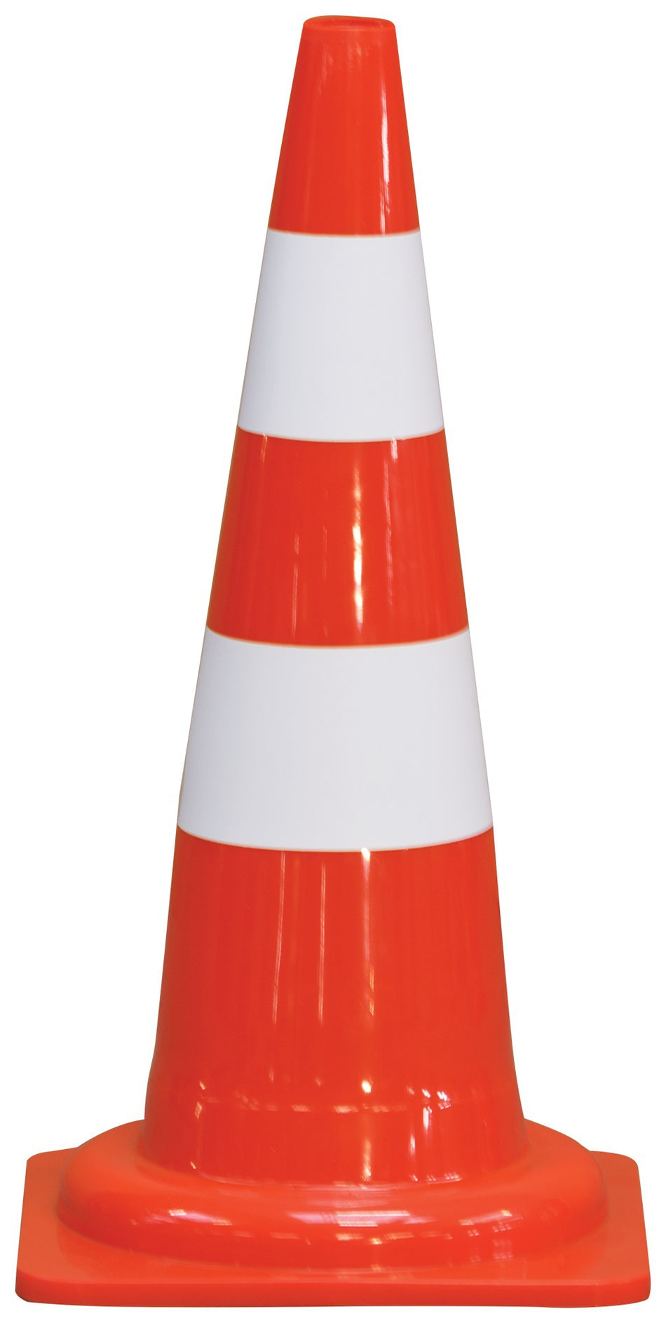 CONE PLASTIQUE FLUO 50CM 1.1KG