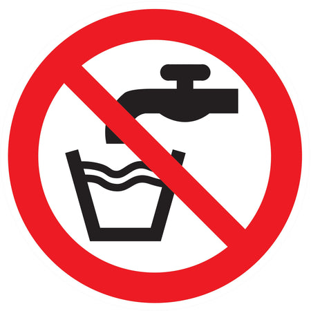 PANNEAU EAU NON POTABLE -  Ø 80MM - Photo 1