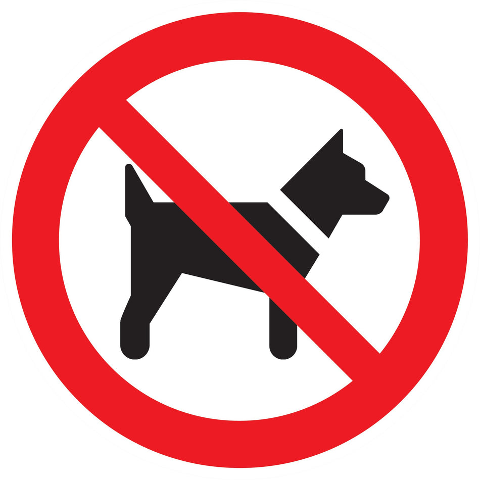 INTERDIT AU CHIEN D.300MM