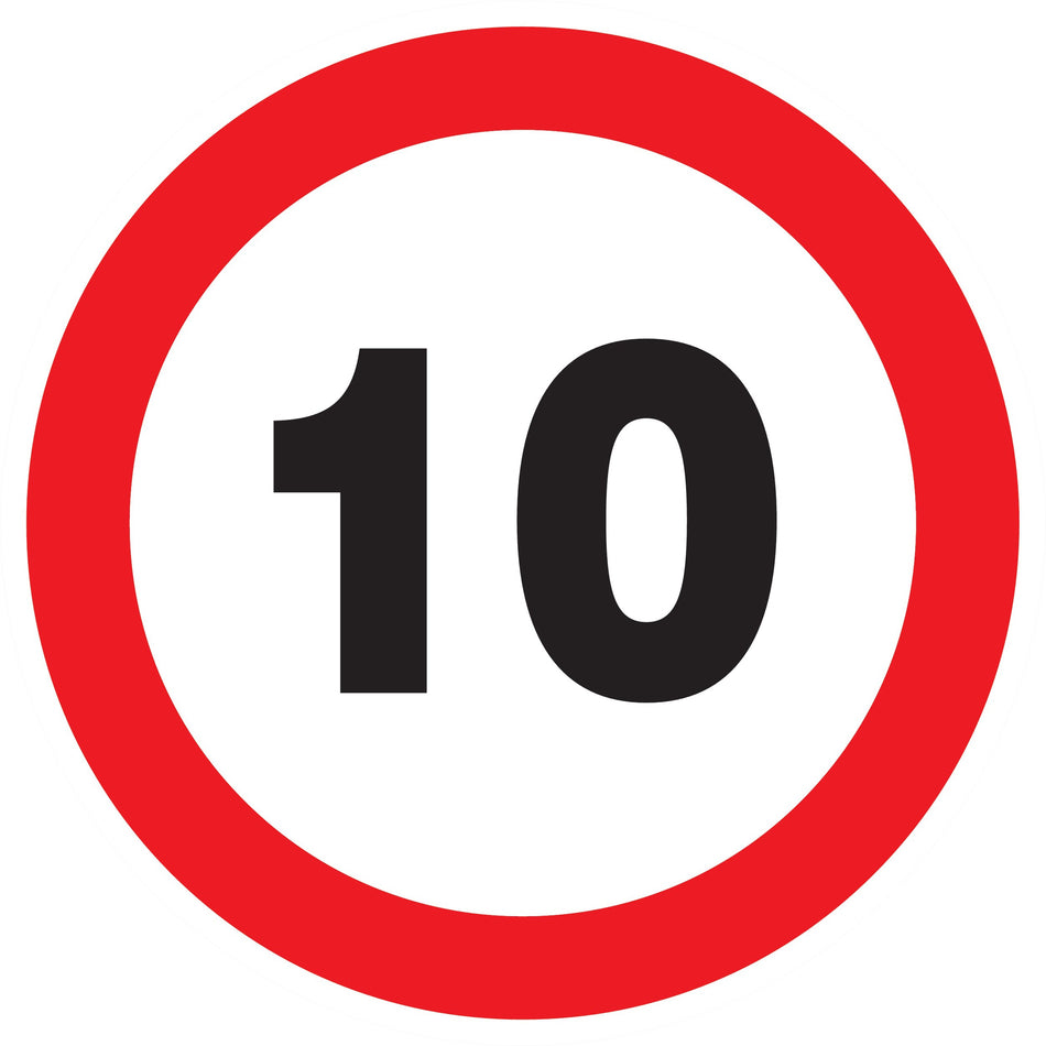 VITESSE LIMITEE 10 KM/H D.300