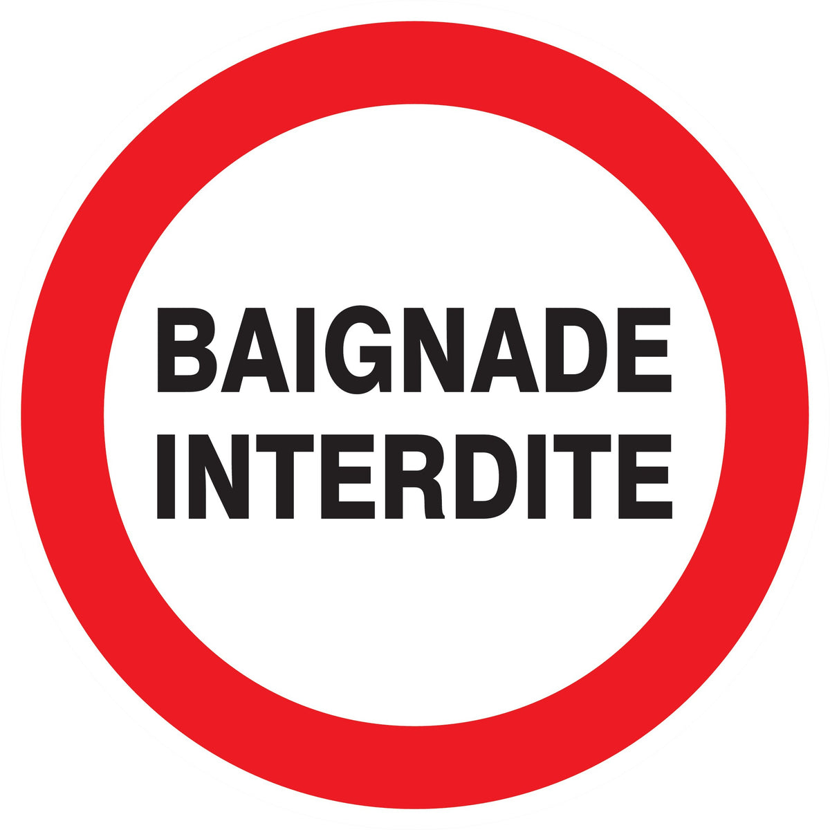 BAIGNADE INTERDITE D.300 - Photo 1