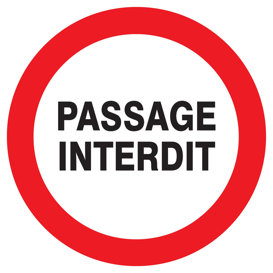 PASSAGE INTERDIT D.300