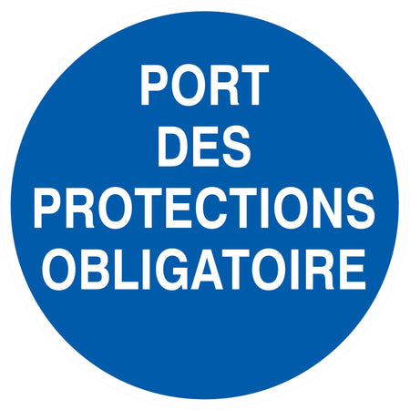PANNEAU PORT DES PROTECTIONS OBLIGATOIRE - Photo 1