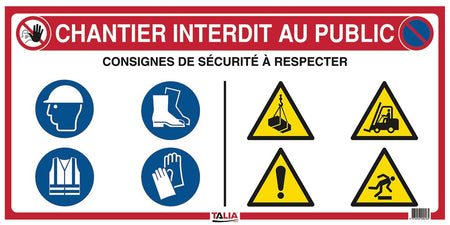 PANNEAU DE CHANTIER 10 EN 1   800X400MM - Photo 1
