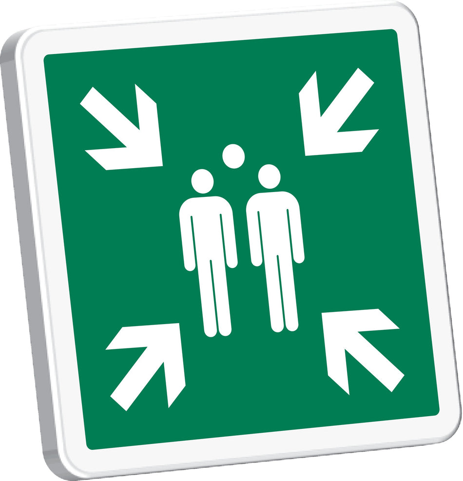 POINT DE RASSEMBLEMENT 500X500EN ISO 7010