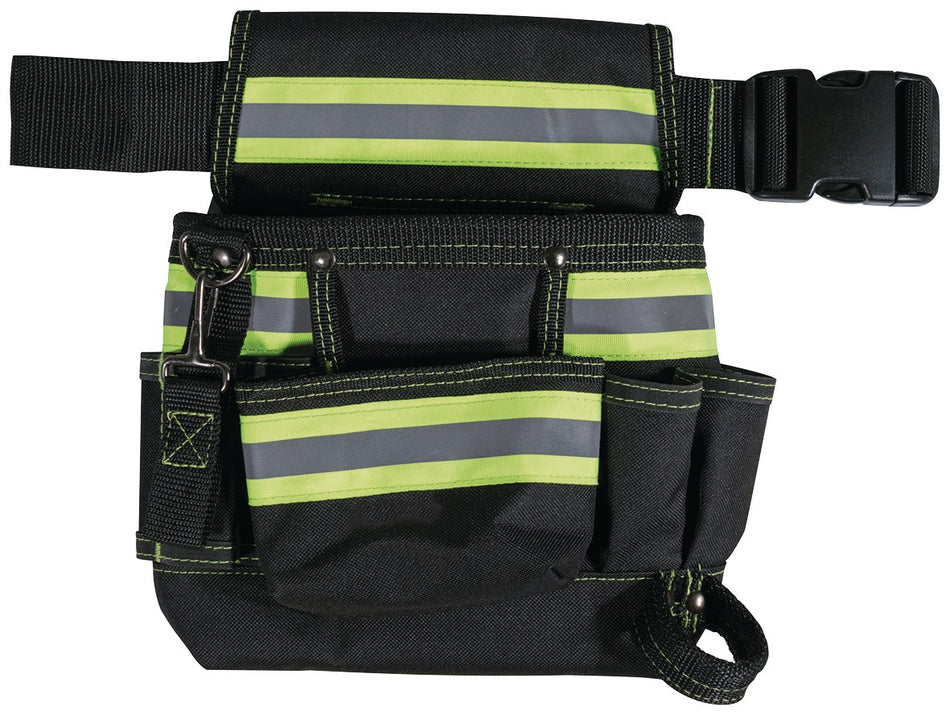 TABLIER TISSU NOIR 5 POCHES