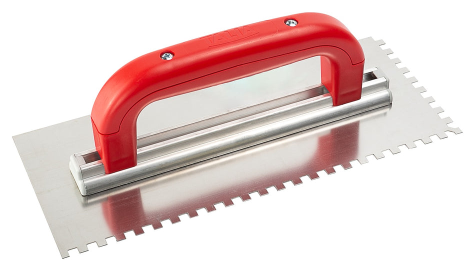 PLATOIR COLLE INOX 28X11 DENTS CARREES 6MM