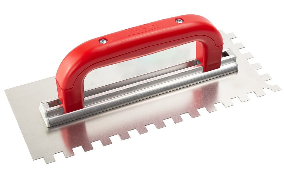 PLATOIR A COLLE INOX 28X11 DENTS CARREES 10MM