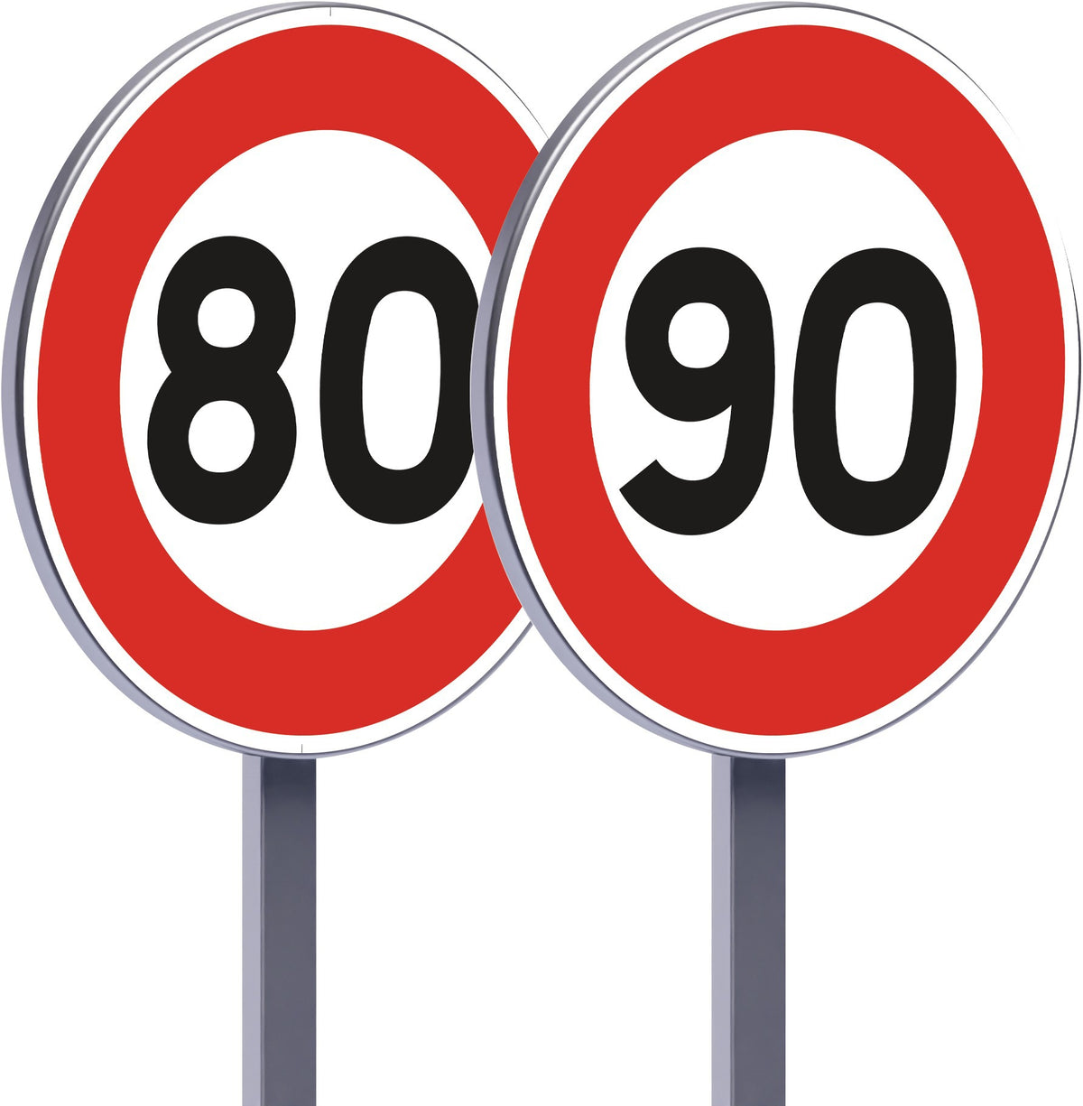 PANNEAU B14 450MM CLASSE 1 LIMITATION DE VITESSE - Photo 1