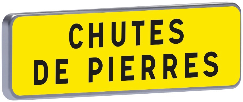 KM T1 700 JAUNE CHUTES DE PIERRES