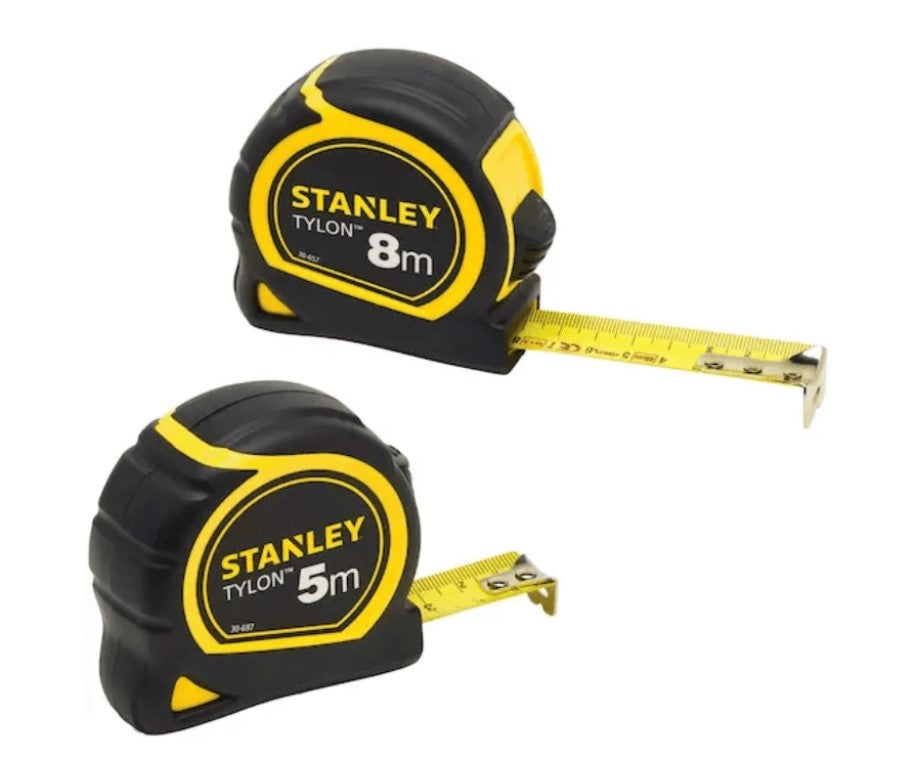 2 RUBANS DE MESURE TYLON 5 M ET 8 M 25 MM STANLEY STHT0-74260 - Photo 1