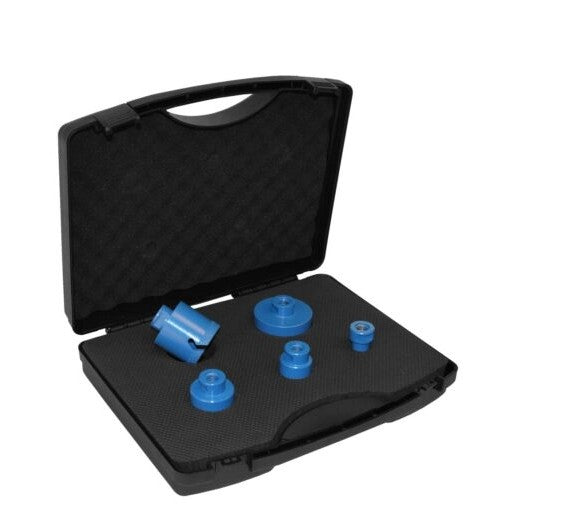 COFFRET DE PERCAGE COMPRENANT 5 COURONNES Ø 20, 35, 45, 55 et 68 MM