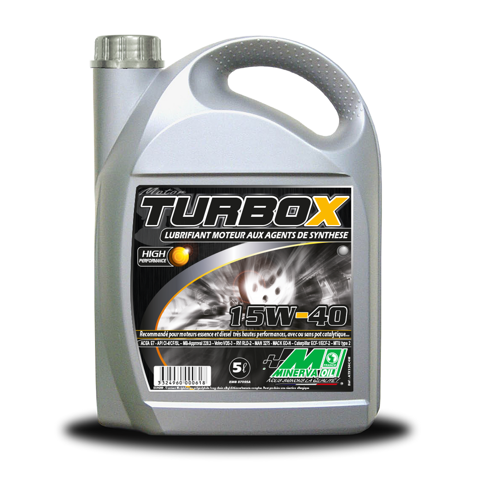 MINERVA TURBO X 15W40 5L