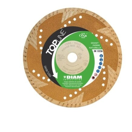 DISQUE DIAMANT TS80 GRANIT POUR TUILES Ø125 MM SANS FLASQUE