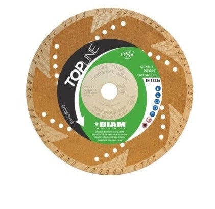 DISQUE DIAMANT TS80 GRANIT POUR TUILES Ø 230 MM AVEC FLASQUE - Photo 1
